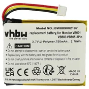 Baterija za GlobalSat GH625XT, 750 mAh