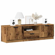 TV ormaric staro drvo 140x35x40 cm konstruirano drvo