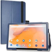 Ovitek iz umetnega usnja za Blackview Tab 13 10,1-palčni model s stojalom, temno moder