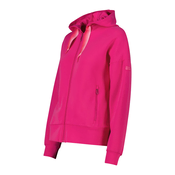 CMP WOMAN JACKET FIX HOOD, ženska majica, roza 35D7486