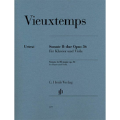 VIEUXTEMPS:SONATA B-DUR OP.36 VIOLA AND PIANO