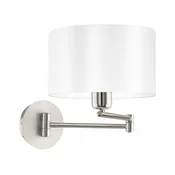 Eglo 33269 - Stenska svetilka PASTERI 1xE27/60W/230V mat krom/bela