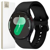 Silikonski pašček Tech-Protect za Samsung Galaxy Watch 4/5/5 Pro/6/7/FE - črn