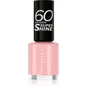 Rimmel London 60 Seconds Super Shine lak za nohte 8 ml odtenek 262 Ring A Ring O´Roses