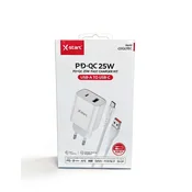X Start Set punjac i kabl za telefon Type-C, Beli