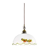 Kolarz 731.30.114 - Luster na sajli NONNA 1xE27/75W/230V precnik 30 cm vino/jagode