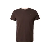 HOLLISTER Majica tamno smeda