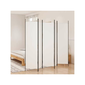 Den Paravan 5-delni bel 250x200 cm blago