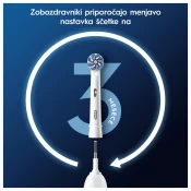 Oral-B Pro Sensitive Clean glave elektricne cetkice za zube, 4 kom. bijele (8006540847961)