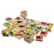 Drevené pexeso Picture Memory Game Eichhorn s 20 obrázkami na 40 dieloch od 3 rokov EH72402