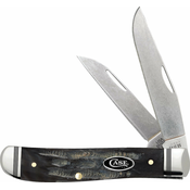 Case Cutlery Jigged Buffalo Horn Mini Tra