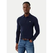 Lacoste Polo majica PH4013 Mornarsko modra Regular Fit