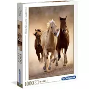 Clementoni puzzle pzl 1000 hqc running horses ( CL39168 )