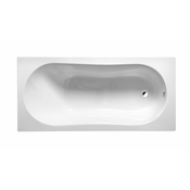 Kad JIZERA, 120 x 70 cm, brez podpornih nog - Bela - 120.00 - 24 - 39.00 - ABS/akrilat - Vgrajen v tla - Pravokotna - 52.00 - Aqualine - AQUALINE BATHTUBS - 70.00 - 120x70x39 cm - 120.00