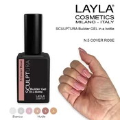 Layla sculptura builder gel n.5 cover rose