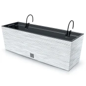 nabbi Plastični balkonski sadilnik DFC600W 58 cm - bel