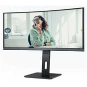 Monitor AOC 86,4 cm (34,0) CU34P3CV 3440x1440 100Hz VA 4ms HDMI DisplayPort USB-C 65W 4xUSB3.2 HAS Zvočniki