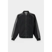 ADIDAS ORIGINALS Prehodna jakna SST TT svetlo siva/črn denim