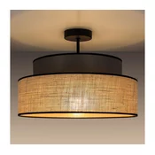 Plafonski luster BOHO 1xE27/60W/230V precnik 40 cm braon/bež