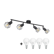 Globo - LED spot svetiljka XARA 4xE14/6W/230V crna