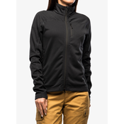 Ženska jopica z zadrgo Fjallraven Abisko Lite Fleece Jacket - black