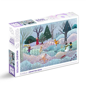 Roovi - Puzzle Čarobni gozd - zima - 1 000 kosov