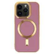 GS Magnetni ovitek Magsafe za iPhone 14 Pro, vijoličen
