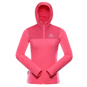Womens quick-drying sweatshirt ALPINE PRO FANCA neon knockout pink