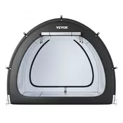 VEVOR Šotor za shranjevanje koles 1706x2133x2438 mm Črn