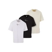 Karl Kani Majica Essential kremna/črna/bela
