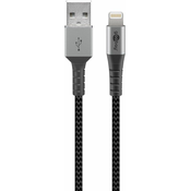 Kabel USB 2.0 - Apple Lightning Goobay TEXTIL 1m