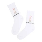 Sokisahtel Nogavice CARROT cotton socks with a message bela