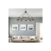 Opviq luster Foola 3127-9A, LED 78 W, sivi