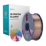 SUNLU Filament SUNLU PLA+ Silk Forth-Color 1,75 mm, 1 kg (modro-vijolično-rdeče-zlato)