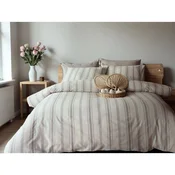 Komplet set posteljina Cotton-Life 200x220cm Bej - Francuski ležaj
