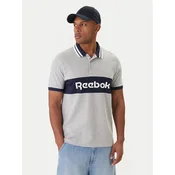 Reebok Polo majica Arter RK25548CCM Siva Regular Fit