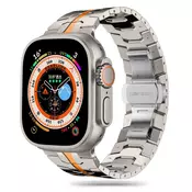 Kovinski pas za uro Techsuit za Huawei Watch GT2 46mm/Watch GT2 Pro/Watch GT3 Pro/Xiaomi Watch S1 - titanium orange