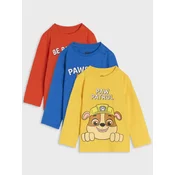 Sinsay - Majica dugih rukava 3 pack PAW Patrol - plava