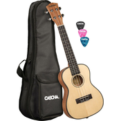 Cascha HH 2151 Concert Solid Top Okulele Set