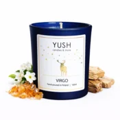 shumee Virgo - dišeča sojina sveča zodiak Virgo mošus jasmin mandarina vrtnica