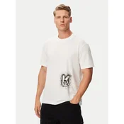 Karl Lagerfeld Jeans Majica B3M17029 Bela Regular Fit