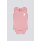 U.S. POLO ASSN. Bodi za bebe USB1099 roze