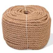 vidaXL Vrv iz 100 % jute 12 mm m