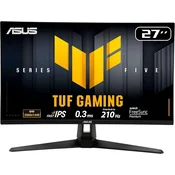 ASUS TUF Gaming VG27AQL5A gaming monitor - 68.6cm (27), QHD (2560 x 1440), Fast IPS, 210Hz (OC), 0.3ms GTG (min.), Gaming AI, HAS