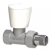 TEIDE PLUS ravni ventil za radijator, 12GZ x 12GW, kromiran ARCO 503265