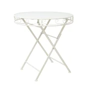 Homestar Miza D70xV73 cm starinsko bela