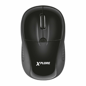 XP1229 ČRNA TIHA XPLORE miška BREZŽIČNA
