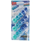 Dr. Devil WC Bicolor 5ball blok za visečo straniščno školjko Polar aqua 3 x 35 g