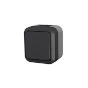 shumee Nadometno stikalo za enojni zvonec Aqua Pro IP55 grafitno siva 60322