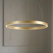 Lucande LED viseča svetilka Yonam, O 80 cm, 1-žarek, zlata, CCT - Dnevna soba/jedilnica - Sodobni - zlato, belo - Kovina